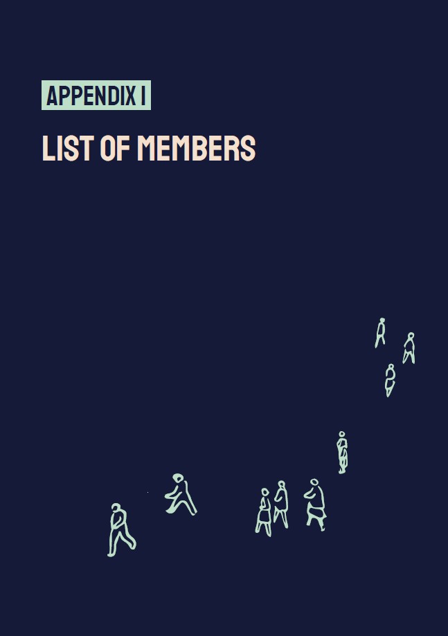 Appendix 1 – List of members | Department of Social Services
