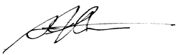 Richard Fletcher signature