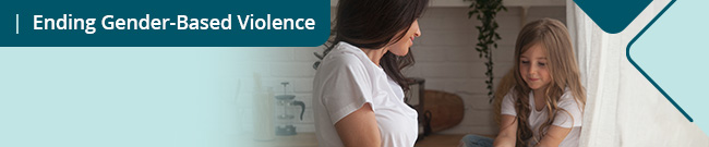 Ending gender-based violence section