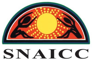 The SNAICC logo.