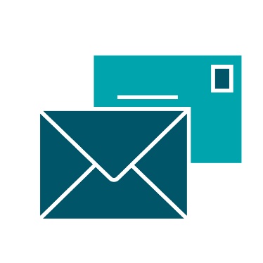 An envelope and letter.