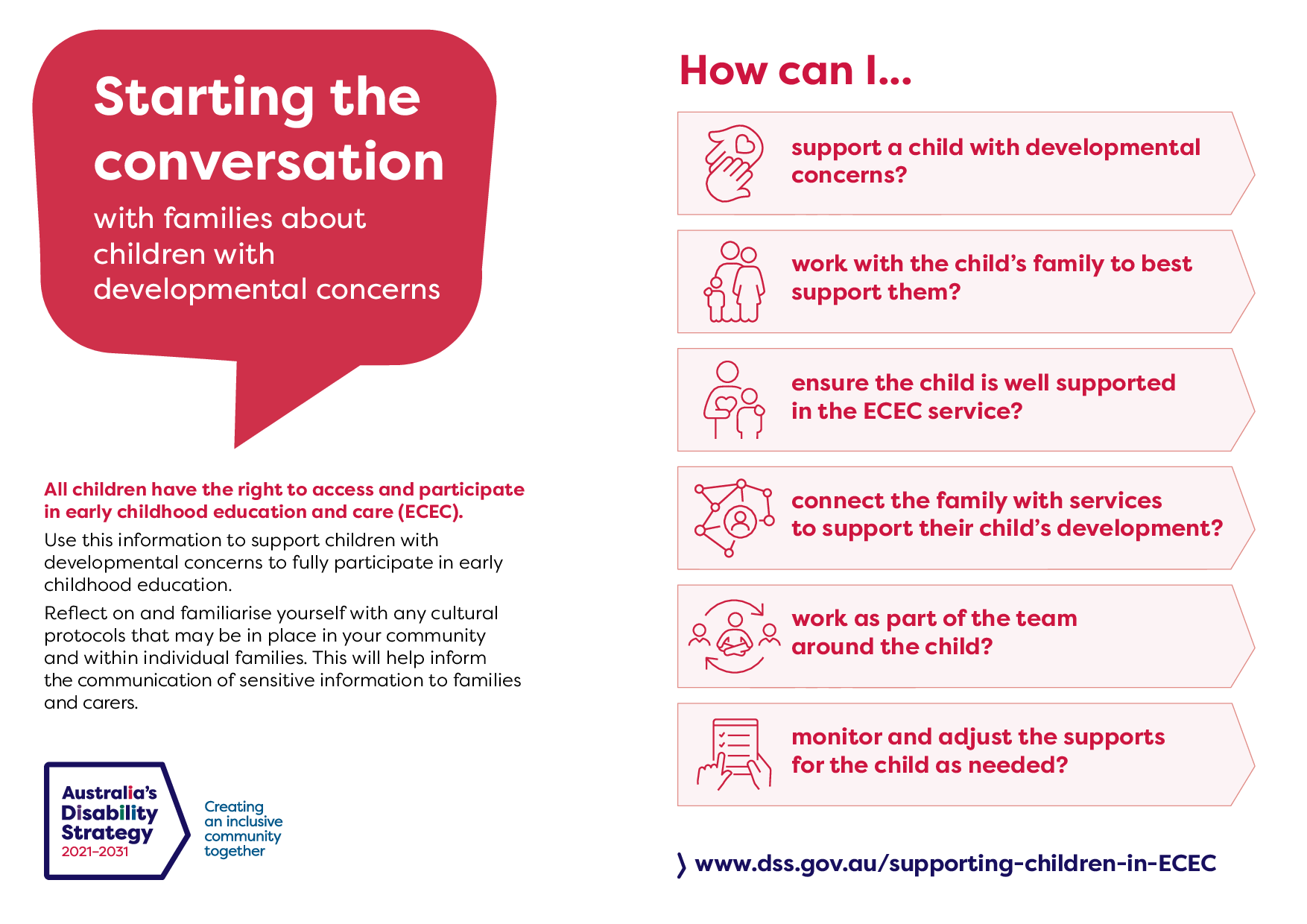Starting the conversation with families about children with ...