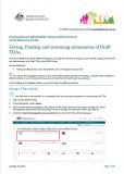 Saving, Finding and resuming submission of Draft TDAs cover image
