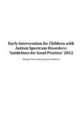 Early Intervention Practice Guidelines cover image