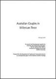 Australian Couples in Millennium Three: A research and development agenda for marriage and relationships education 
