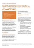 CaFIS 1A - National Principles for Child Safe Orgs Guidance and Template