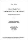 Caravan Parks Pilot: Family Crisis Child Care Program 