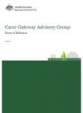 Carer Gateway Advisory Group Terms of Reference cover