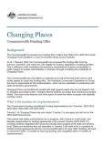 Changing Places Commonwealth Funding Offer Fact Sheet cover image