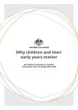 Evidence Summary - Why Children and their Early Years Matter cover