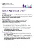 Family Application Guide - Cover