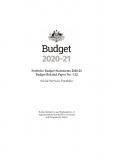Portfolio Budget Statements 2020-­21 Budget Related Paper No. 1.12 cover
