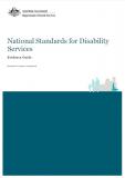 National Standards for Disability Services - Evidence Guide