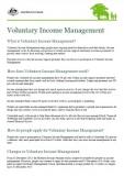 Voluntary Income Management cover image
