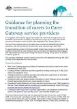 Guidance for planning transition cover image