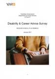 Disability and Career Advice Survey Report Cover Image
