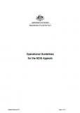 Cover of NDIS Appeals Operational Guidelines