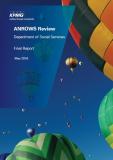 Cover of KPMG Review of Australia's National Research Organisaiton for Women's Safety (ANROWS)