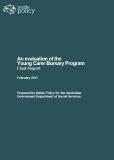 Cover of An evaluation of the Young Carer Bursary Program - Final Report