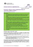 Cover of Domestic violence in the Longitudinal Study of Australian Children (LSAC)