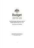 Cover of Portfolio Budget Statements 2019-20 Budget Related Paper No. 1.15A