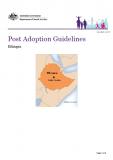 Cover of Ethiopia post adoption guidelines