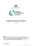 Cover of DES Capability Assessments Guidelines