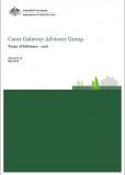 Cover of Carer Gateway Advisory Group Terms of Reference - 2016