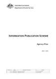 Information Publication Scheme, DSS's agency plan