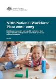Cover of NDIS National Workforce Plan: 2021-2025