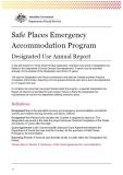 Safe Places Emergency Accommodation Program cover image