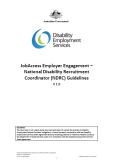 National Disability Recruitment Coordinator Guidelines cover image