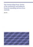 Cover of The Countervailing Power: Review of the coordination and funding for financial counselling services across Australia