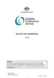 Cover of Service Fee Guidelines