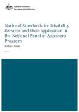 cover of National Standards for Disability Services and their application in the National Panel of Assessors Program - Evidence 