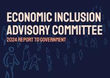 Economic Inclusion Advisory Committee 2024 report cover