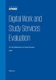 Cover of Digital Work and Study Service Evaluation, 2020