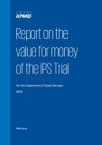 Cover of Report on the Value for Money for the IPS, 2020