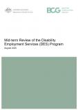 Mid-term Review of the DES Program cover