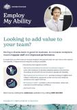 Cover for Looking to add value to your team factsheet