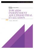 Towards Independent Adulthood Evaluation Report Cover