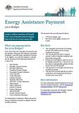 Energy Assistance Payment  - Cover image