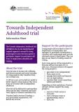 Cover image for TIA Trial Information Sheet