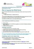 How to log into the NRAS Portal cover image