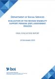 Evaluation of the Revised Disability Support Pension (DSP) Assessment Process