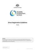 DES Direct Registration Guidelines cover