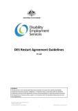 DES Restart Agreement Guidelines cover