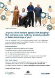 Disability Royal Commission support services poster - Indigenous