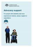 Disability Royal Commission Advocacy Support fact sheet – Easy Read cover
