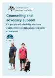 General counselling and advocacy support fact sheet – Easy Read cover